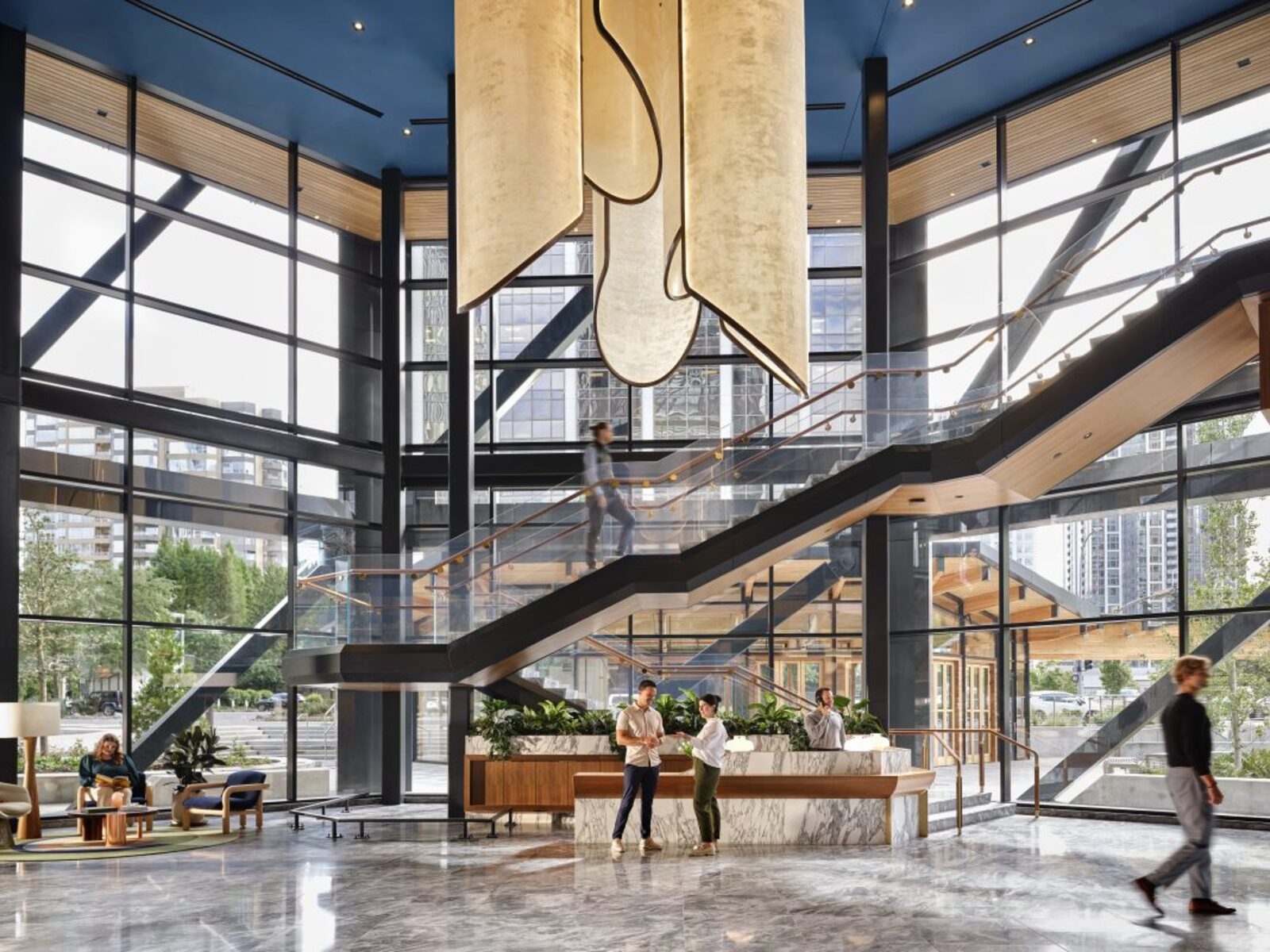 Boutique hotel common area