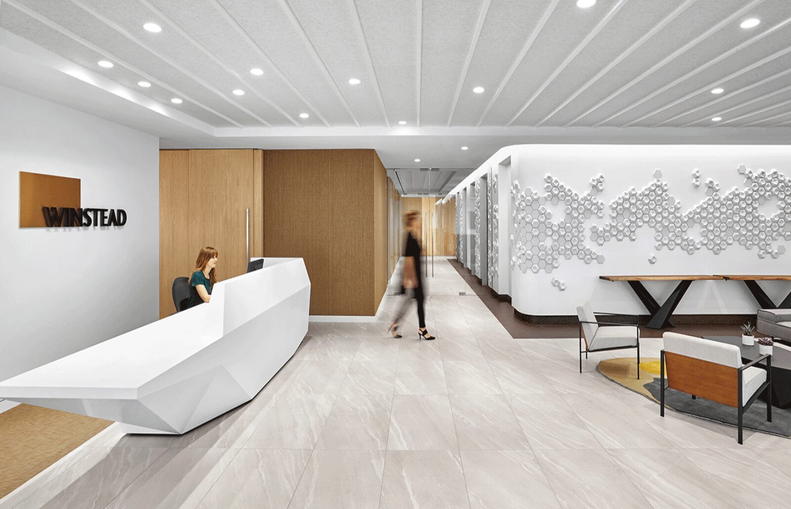 Law firm reception area
