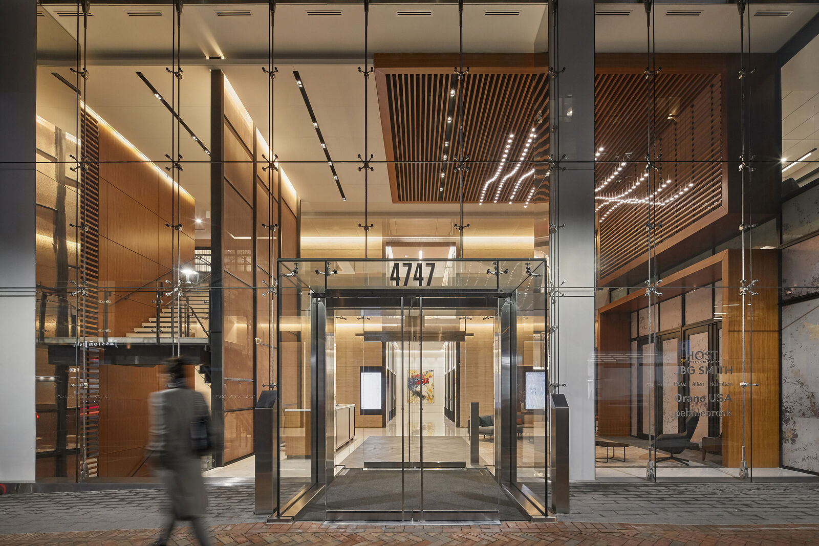 Corporate HQ lobby